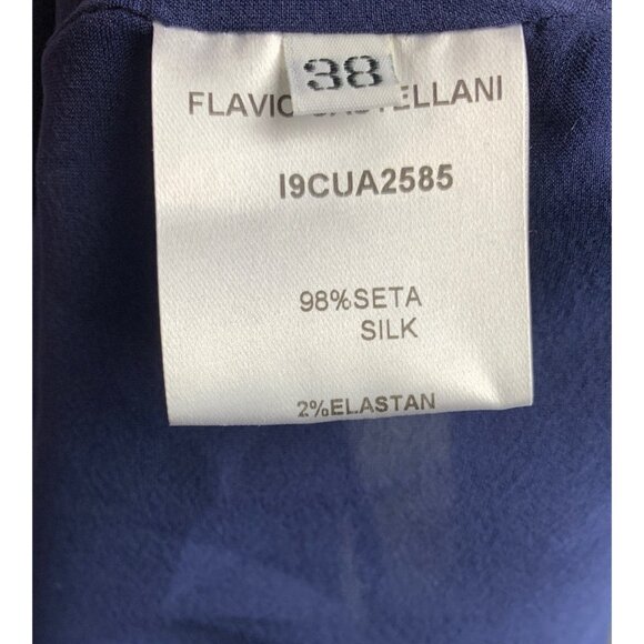 Flavio Casteilani Silk Ruffle Sleeveless Dress NWT - Picture 10 of 10